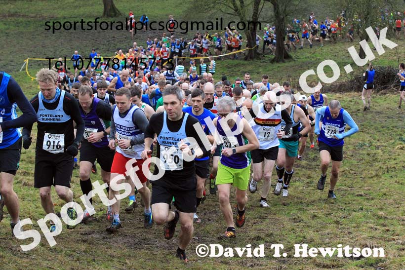 Senior mens 2022 North Eastern Harrier League, Thornley Farm, Peterlee, County Durham. Photo: David T. Hewitson/Sports for All Pics
